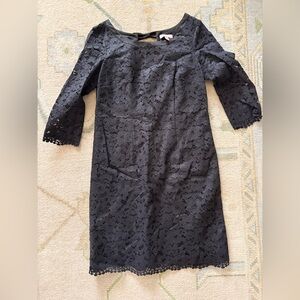 Lilly Pulitzer Elegant Black Lace Dress